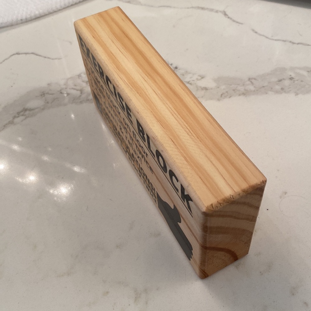 Exercise Block Gag Gift - Picture 2 of 3